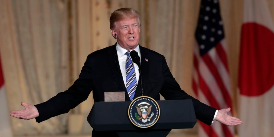 Tổng thống Mỹ Donald Trump. Ảnh: AP.