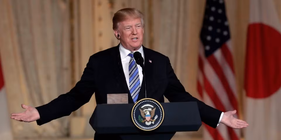 Tổng thống Mỹ Donald Trump. Ảnh: AP.