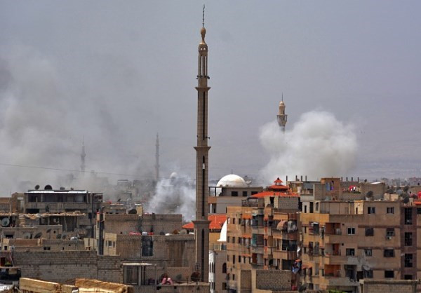 Các cuộc giao tranh tại Nam Damascus vẫn diễn ra ác liệt. Ảnh: FNA.