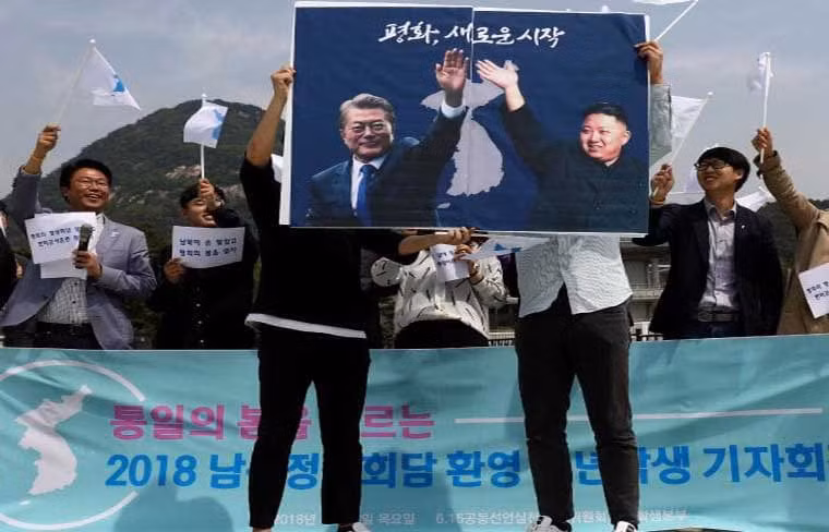 Hội nghị thượng đỉnh liên Triều lần thứ ba này mang ý nghĩa lịch sử lớn lao, đặc biệt là đối với người dân ở hai miền Triều Tiên. Ảnh: Getty.