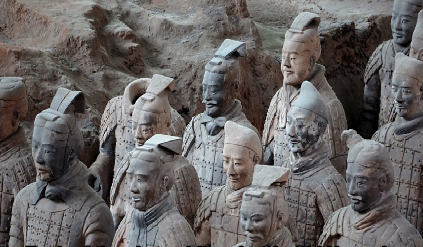 Mỗi một người lính trong Đội quân đất nung của Tần Thuỷ Hoàng đều có những biểu cảm khuôn mặt riêng.