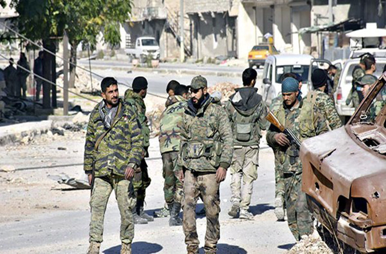 Nguồn tin cho hay, nhiều chỉ huy cấp cao của phiến quân IS đã bị tiêu diệt trong các cuộc giao tranh ác liệt với lực lượng chính phủ Syria ở Nam Damascus. Ảnh: FNA.