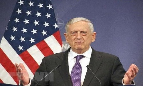 Bộ trưởng Quốc phòng Mỹ James Mattis. (Nguồn: Kyodo/TTXVN)
