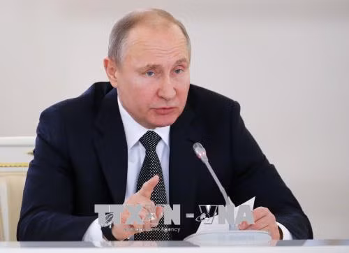 Tổng thống Nga Vladimir Putin.