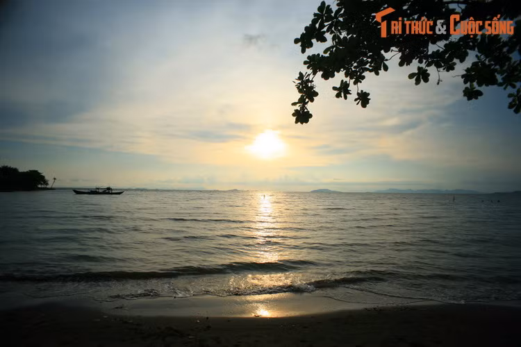 Bãi biển Mũi Nai không rộng nhưng lại êm đềm và thoai thoải, sóng không to, khí hậu ôn hoà, có thể tắm gần như quanh năm. Đặc biệt, cát biển Mũi Nai có màu nâu sậm, khi những làn sóng chồm lên quyện vào cát, một màu đen nhánh hiện lên thật lạ lùng.