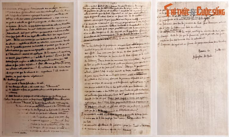 Thư của lãnh tụ Nguyễn Ái Quốc gửi Ban chấp hành Trung ương Đảng Cộng sản Pháp, kêu gọi Đảng ủng hộ phong trào cách mạng ở các nước thuộc địa bằng những hành động cụ thể, thiết thực, 7/1923.