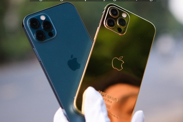 Mỗi chiếc iPhone 12 Pro phiên bản mạ vàng mất khoảng 83 giờ để hoàn thiện. Thành phẩm được sử dụng vàng 17,5K (chiếm tỷ lệ 68,3%), kết hợp cùng vàng 24K để tạo hiệu ứng sáng bóng, đẹp mắt.