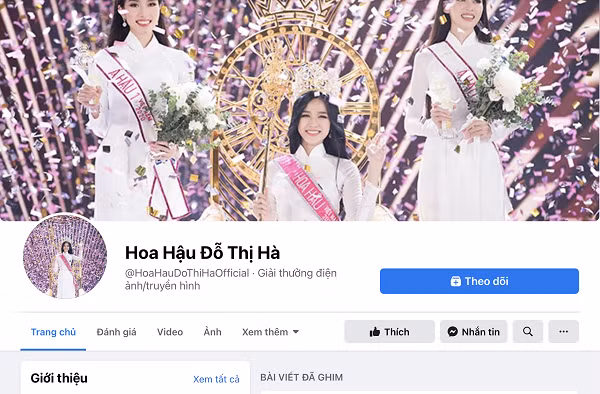 Nhiều fanpage giả mạo tân hoa hậu cũng được lập ra nhằm mục đích tăng lượng follow, tương tác.