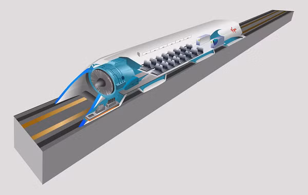Công nghệ Hyperloop được cho là phương thức vận chuyển thứ 5 sau đường bộ, đường thủy, đường hàng không và đường sắt.