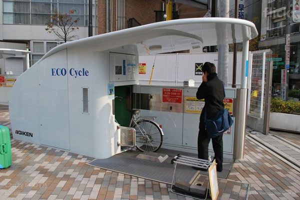 Nhật Bản có cả bãi xe đạp thông minh, ngầm dưới đất.