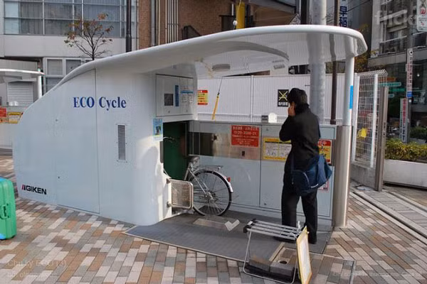 Nhật Bản có cả bãi xe đạp thông minh, ngầm dưới đất.