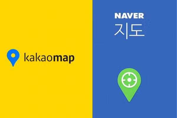Tuy nhiên ở Hàn Quốc bạn phải dùng Kakao Map hoặc Naver Map và đặc biệt hai ứng dụng này không hỗ trợ tiếng anh.