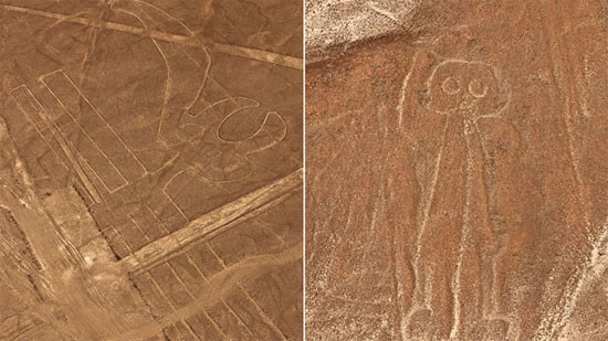 Đường nét Nasca nhìn từ trên cao