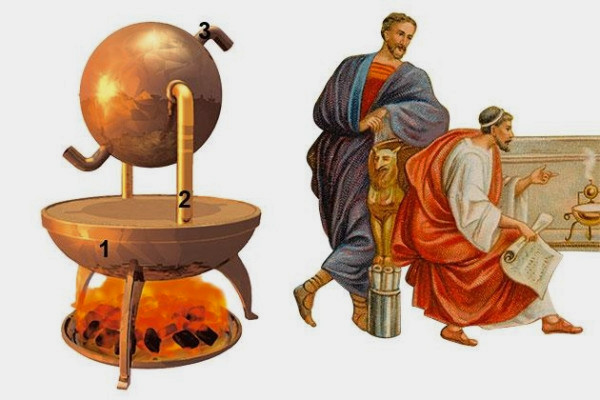 4. Hero xứ Alexandria là người đầu tiên phát minh ra chiếc máy bán hàng tự động, đàn organ chạy bằng sức gió, chiếc máy bơm nước, ống tiêm thuốc, đài phun nước, và đặt ra nền móng để người ta phát minh chiếc nhiệt kế sau này.