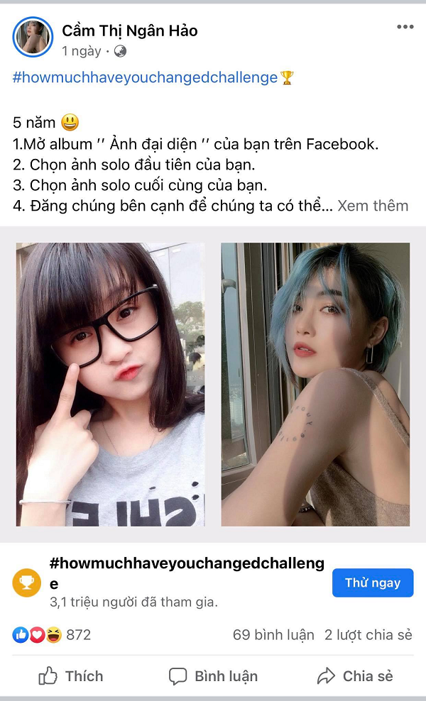 Hảo Thỏ trở nên cá tính và quyến rũ hơn rất nhiều so với 5 năm trước.
