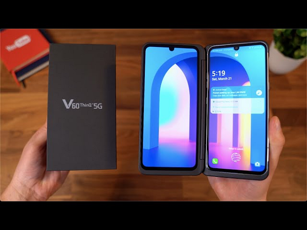 Màn hình 6.8 inch OLED, chip Snapdragon 865, RAM 8GB, bộ nhớ 128GB hỗ trợ thẻ nhớ ngoài và 5G. Bên cạnh 5G và khả năng quay phim, LG V60 tiếp nối truyền thống âm thanh của LG với jack tai nghe 3.5mm và hỗ trợ quad DAC, loa stereo. 