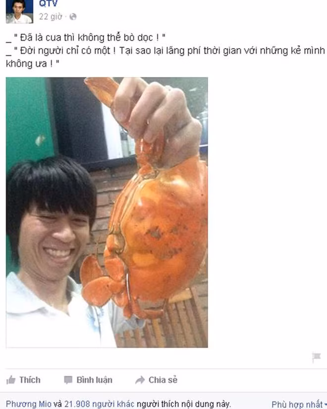 Để chứng tỏ mình 'không phải dạng vừa', QTV nhiều lần chế ảnh để đáp trả lại antifan trên trang cá nhân của mình.