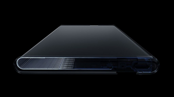 Màn hình của OPPO X 2021 đó là không có bất kỳ nếp gấp nào giống như những chiếc smartphone màn hình gập.