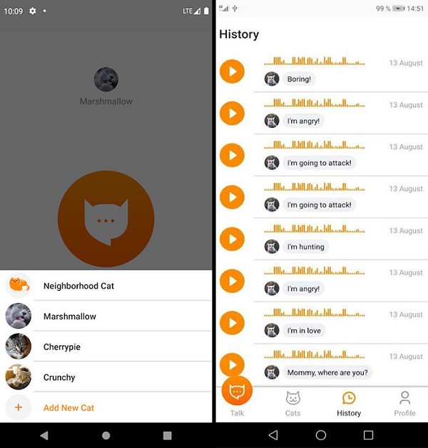 Sanchez chia sẻ: “Với tình hình giãn cách xã hội đang diễn ra khiến bạn phải ở nhà cũng với những chú mèo. Ứng dụng MeowTalk sẽ cho phép con người giao tiếp với mèo của họ, hoặc ít nhất là hiểu ý định của chúng và xây dựng một kết nối với chúng.”