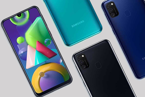 2. Galaxy M21 là chiếc máy rất được ưa chuộng của Samsung với thiết kế màn hình giọt nước Infinity-U ở phía trước, có kích thước 6.4 inch và hỗ trợ độ phân giải Full-HD+.