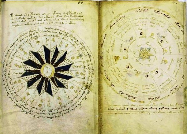 Bản thảo Voynich là một trong những cuốn sách bí ẩn nhất trên thế giới khi không có tác giả, được viết bằng một thứ ngôn ngữ con người không thể hiểu (không trùng khớp với bất cứ hệ thống chữ viết nào).