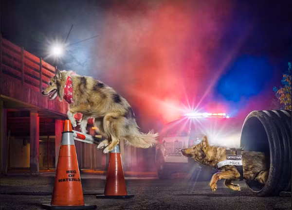 Đuổi bắt tội phạm nghẹt thở như trong phim hành động.