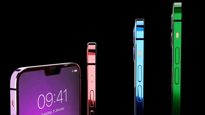 Máy vẫn có cạnh phẳng nhưng "tai thỏ" đã nhỏ gọn hơn nhiều.