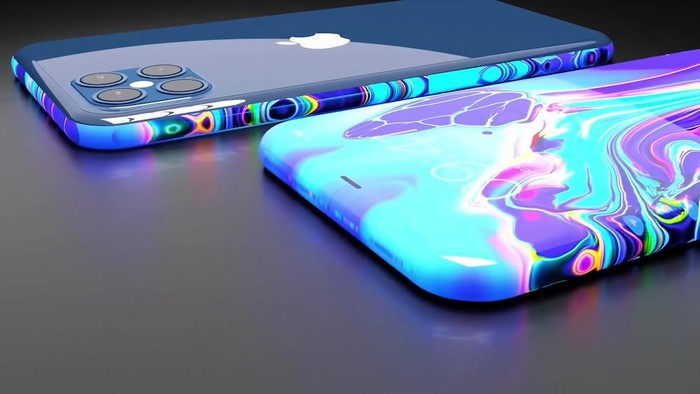 Chiếc iPhone 13 concept này cũng không có phần "tai thỏ" đặt ở mặt trước giống như các thế hệ trước đó.