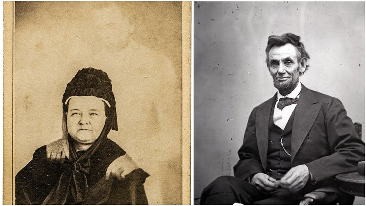 Vào một ngày năm 1872, phu nhân của Tổng thống Abraham Lincoln là bà Mary Todd Lincoln đến một tiệm ảnh. Bà chụp ảnh một mình. Thế nhưng, khi bức ảnh được rửa ra, nhiều người bất ngờ thấy có hình bóng mờ trắng sau lưng bà trông giống ông Lincoln. Thế nhưng, Tổng thống Lincoln đã bị ám sát và qua đời từ 7 năm trước.