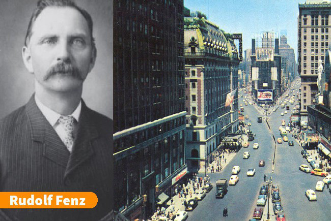Một bí ẩn lớn khác diễn ra vào khoảng tháng 6/1950. Khi ấy, một người đàn ông khoảng 30 tuổi ăn mặc theo phong cách từ cuối thế kỷ 19 xuất hiện ở Quảng trường Thời đại, New York, Mỹ. Người này có vẻ bối rối khi đứng giữa giao lộ trước khi bất ngờ bị một xe taxi đâm tử vong.