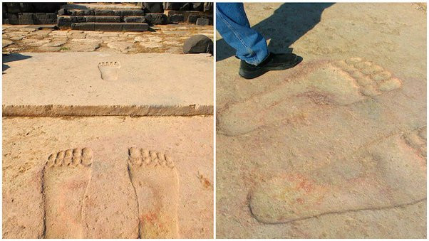 Một giả thuyết cho rằng đó là những dấu chân của người khổng lồ. Tuy nhiên, một quan điểm khác suy đoán đó có thể là dấu chân động vật. Đến hiện tại, bí ẩn này vẫn chưa được làm sáng tỏ.