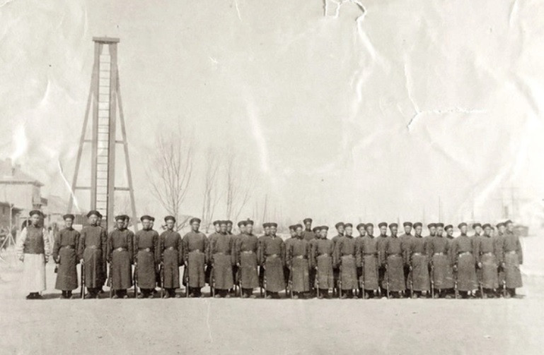 Ảnh chụp binh sĩ nhà Thanh tại Liêu Ninh.