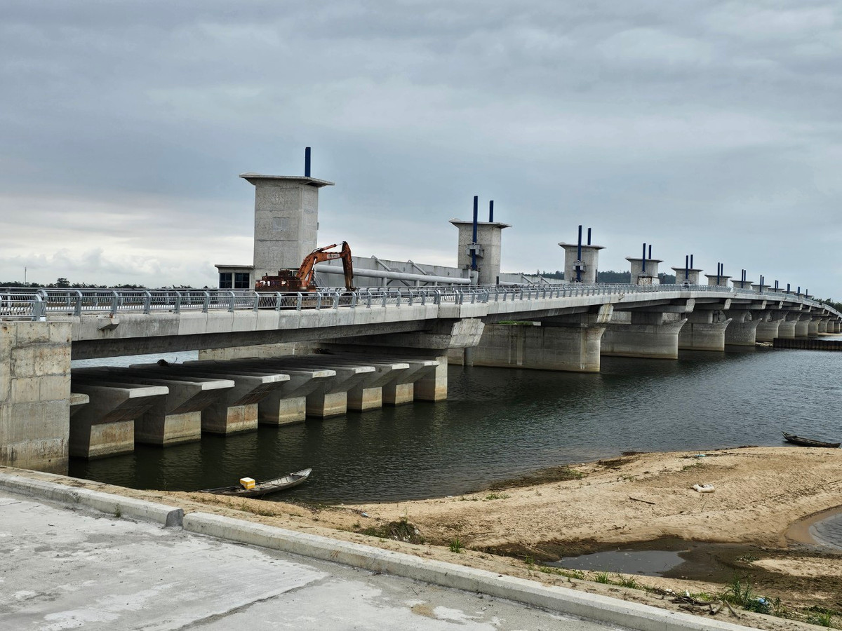 Dự án được khởi công xây dựng vào tháng 7/2019. Mục tiêu của công trình là dâng nước tạo cảnh quan, góp phần cải thiện môi trường cho TP Quảng Ngãi. Ngoài ra, hạn chế xâm nhập mặn trong lòng sông về phía thượng lưu đập trong điều kiện biến đổi khí hậu và khai thác quỹ đất phát triển đô thị dọc sông Trà Khúc…