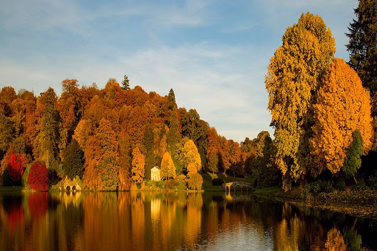 Mùa thu ở Stourhead, Witlshire.