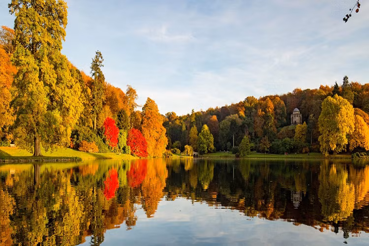 Phong cảnh nhuốm màu thu ở nước Anh.