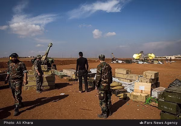 Binh sĩ Syria trên chiến trường Aleppo.