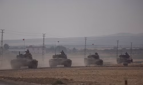 Quân đội Thổ Nhĩ Kỳ mở chiến dịch Lá chắn Euphrates ở Syria. Ảnh: AJ.