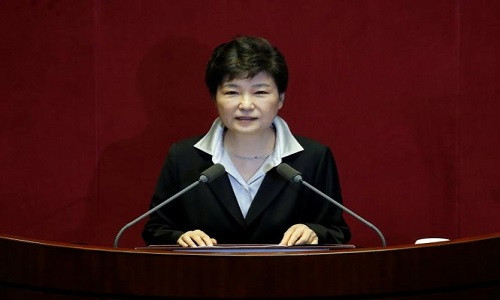 Tổng thống Hàn Quốc Park Geun Hye - Ảnh: Reuters.