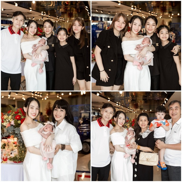 Sau khi tổ chức tiệc đầy tháng cho con gái thứ hai, con gái Minh Nhựa bắt đầu đăng tải ảnh của ái nữ nhiều hơn.