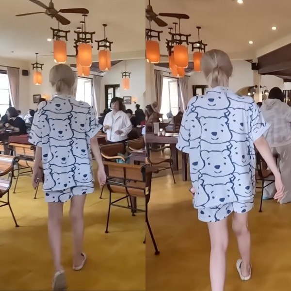 Không màng hình tượng, người đẹp để chồng quay hình ảnh kém chỉn chu của mình đăng tải lên mạng xã hội.