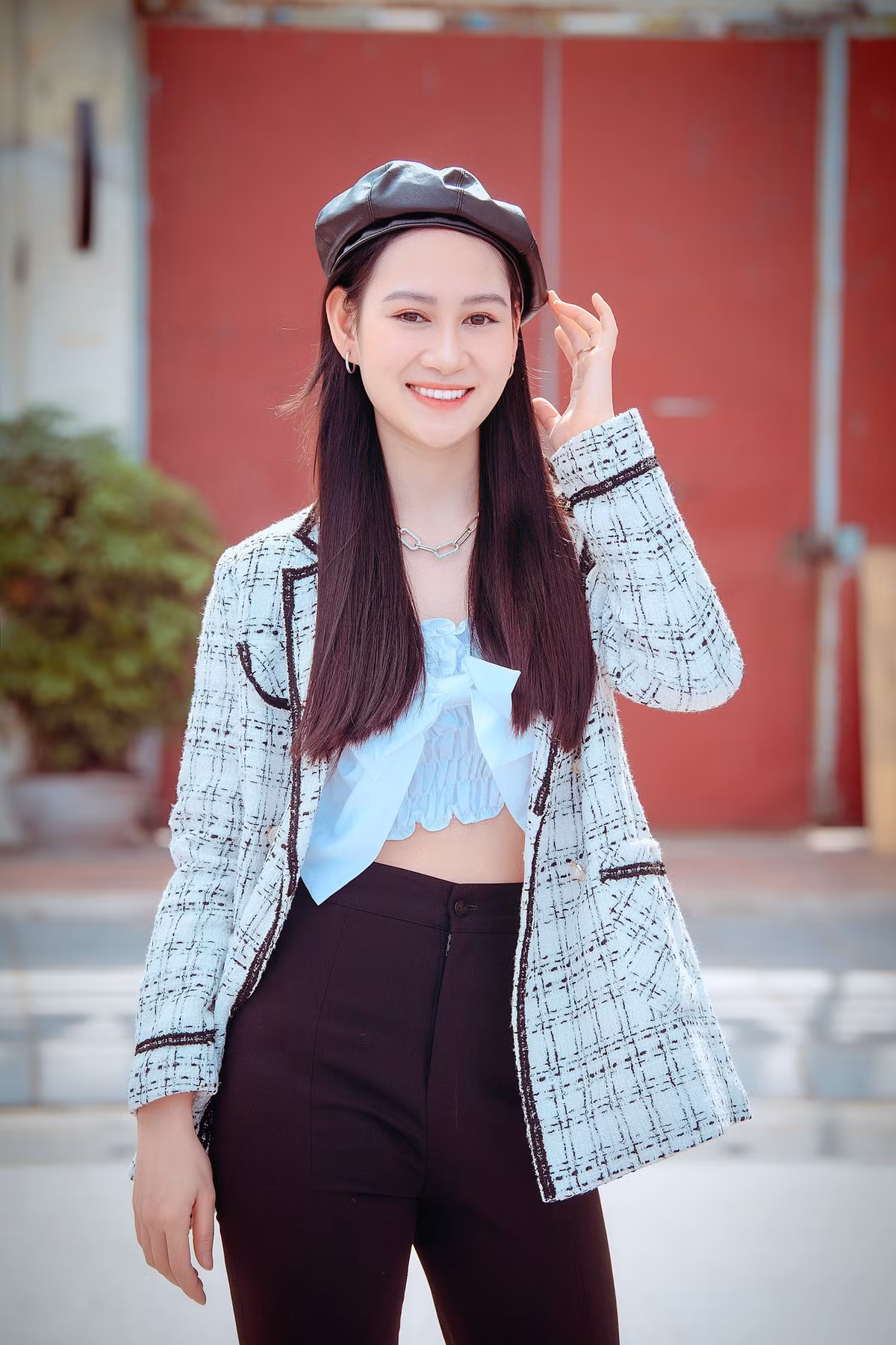 Là một vận động viên, việc rèn luyện là cách tốt nhất giúp cô ngày càng phát triển hơn với bộ môn mình theo đuổi. Ảnh: FBNV