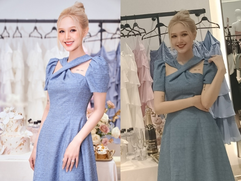 Mới đây khi xuất hiện trong một sự kiện, hot girl Xoài Non lại một lần nữa khẳng định nhan sắc quay lén từ "team qua đường" xinh đẹp bất bại.