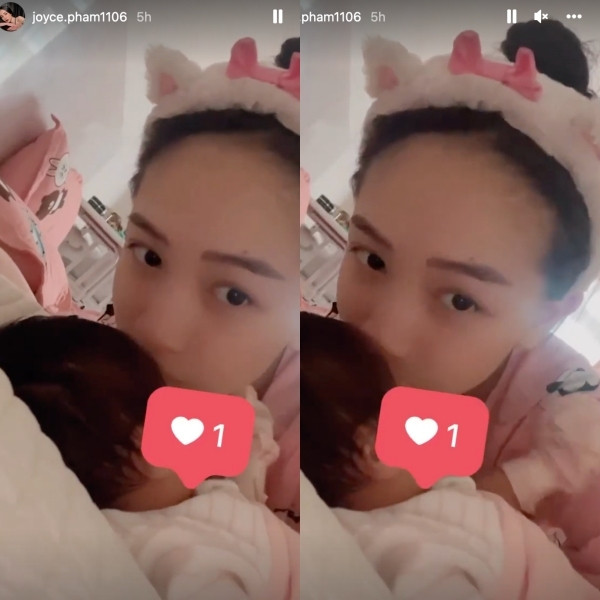 Cũng trong lần lên sóng này, dù chỉ lộ một góc gương mặt, chẳng trang điểm, nhiều người nhận xét Joyce Phạm không bị phá nét quá nhiều.