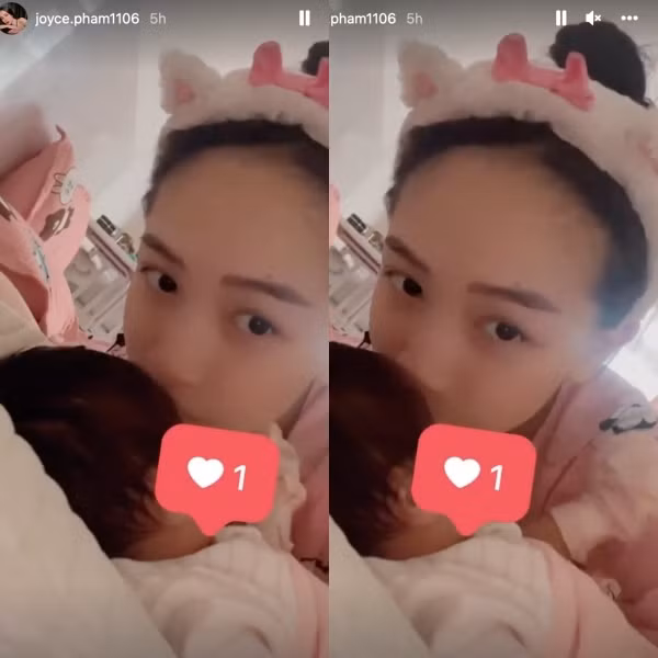 Cũng trong lần lên sóng này, dù chỉ lộ một góc gương mặt, chẳng trang điểm, nhiều người nhận xét Joyce Phạm không bị phá nét quá nhiều.