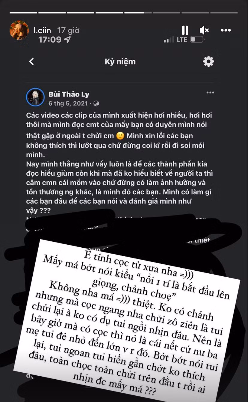 Và khi chuyện sửa mũi vừa kịp lắng xuống thì mới đây, hot TikToker lại bất ngờ nổi cáu trên trang cá nhân. Cụ thể, cô nàng phản ứng về việc mình bị nói rằng từ khi nổi tiếng thì bắt đầu chảnh.