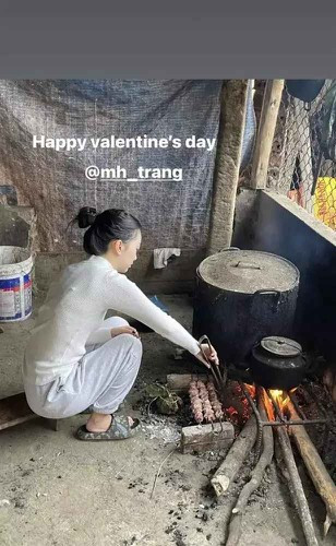 Dù không rõ bức ảnh là thật hay đùa nhưng nhiều người nhìn xong cũng phải bật cười với hình ảnh này của vợ Hà Đức Chinh.