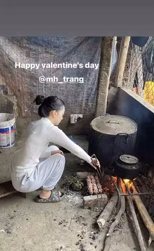 Dù không rõ bức ảnh là thật hay đùa nhưng nhiều người nhìn xong cũng phải bật cười với hình ảnh này của vợ Hà Đức Chinh.