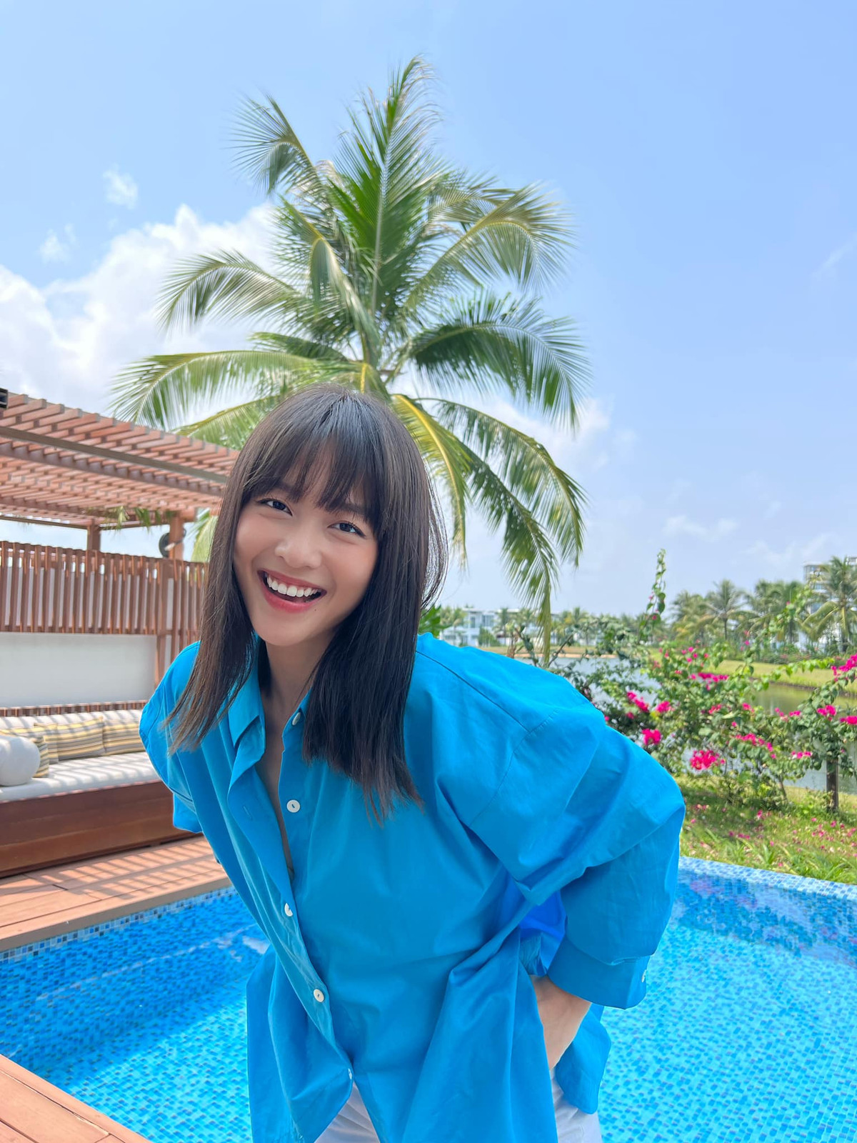 Không chỉ nổi tiếng ở Việt Nam, hình ảnh "hot girl boxing" còn xuất hiện trên nhiều tờ báo của Trung, Hàn. Ảnh: FBNV