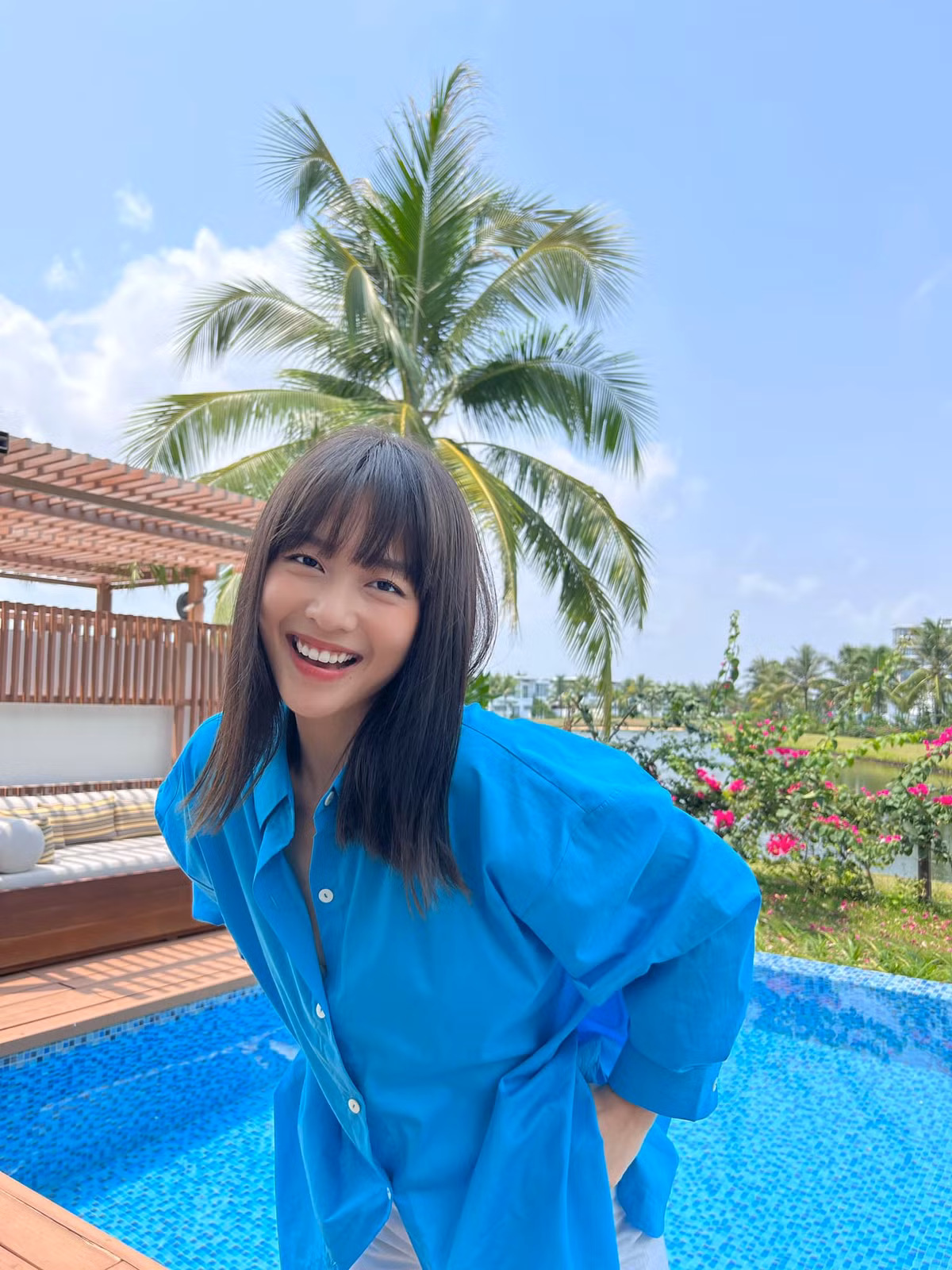 Không chỉ nổi tiếng ở Việt Nam, hình ảnh "hot girl boxing" còn xuất hiện trên nhiều tờ báo của Trung, Hàn. Ảnh: FBNV