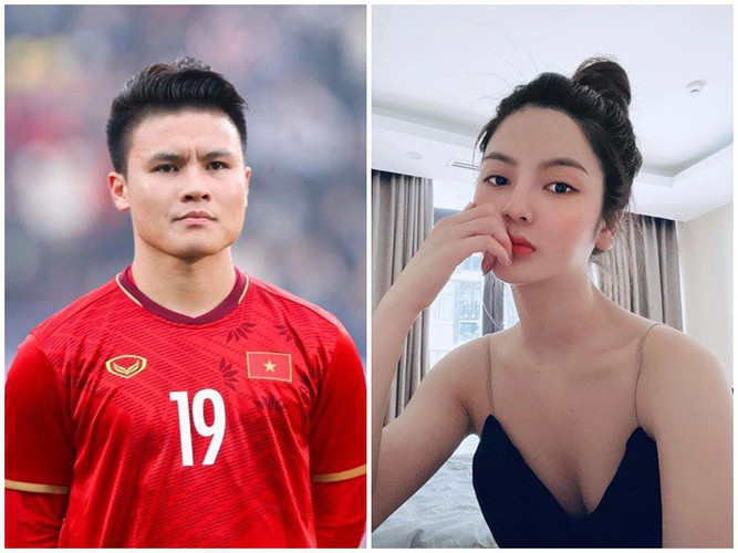 Bên cạnh các hoạt động bóng đá người hâm mộ còn đặc biệt chú ý đến Quang Hải bởi bên cạnh anh có sự xuất hiện của bạn gái tin đồn - Chu Thanh Huyền.